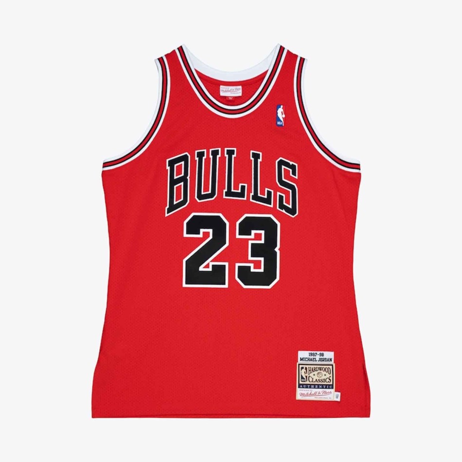 Maillot Michael Jordan Chicago Bulls 1997/98 "NBA Athentic Road"