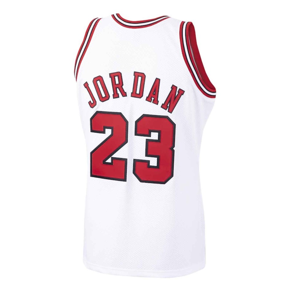 ➋ ➌ MITCHELL & NESS Michael Jordan Chicago Bulls 1997/98 "NBA Athentic Road"-tröja