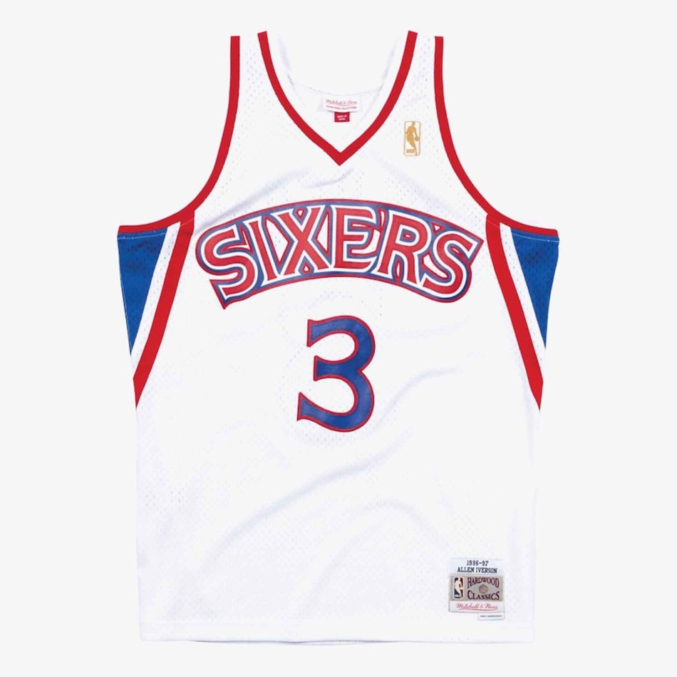 Camiseta Allen Iverson Philadephia Sixers 1996/97 "Hardwood Classics Swingman (Camiseta NBA) Mitchell & Ness chez FrenchMarket