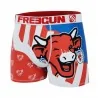 De Lachende Koe 2" Microvezel Boxer voor Mannen (Herenboxershorts) Freegun chez FrenchMarket