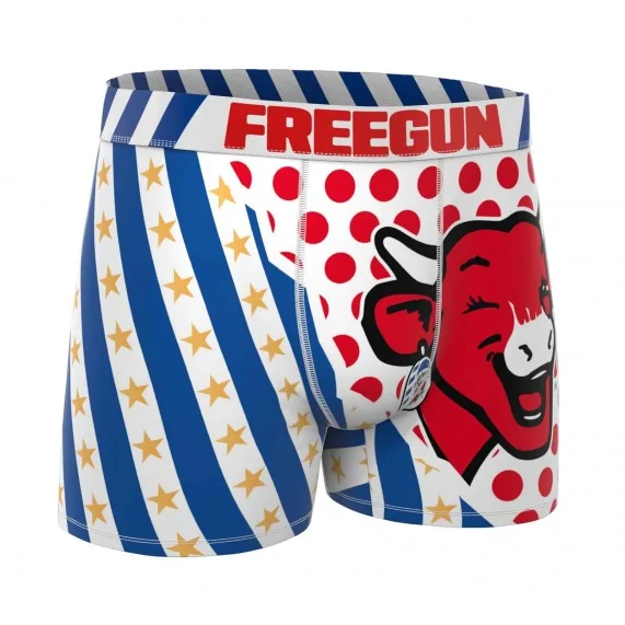The Laughing Cow 2" Men's Microfiber Boxer Briefs (Men's boxer shorts) Freegun on FrenchMarket