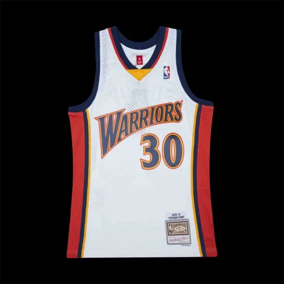 Stephen Curry Golden State Warriors 2009/10 "Hardwood Classics Swingman" Jersey (NBA-jersey) Mitchell & Ness chez FrenchMarket