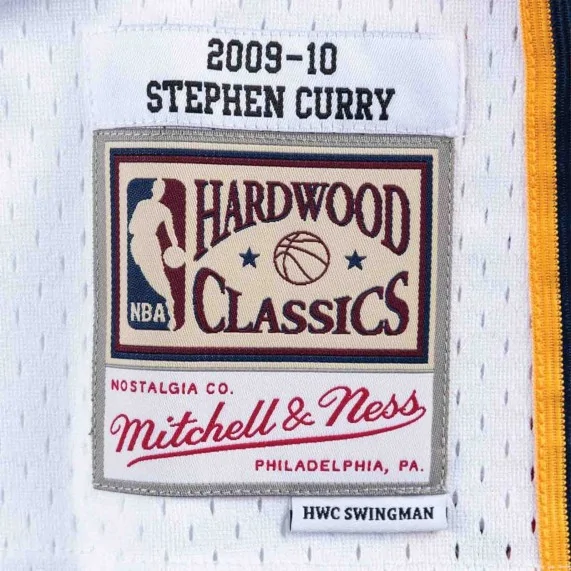 Stephen Curry Golden State Warriors 2009/10 "Hardwood Classics Swingman" Jersey (NBA-jersey) Mitchell & Ness chez FrenchMarket