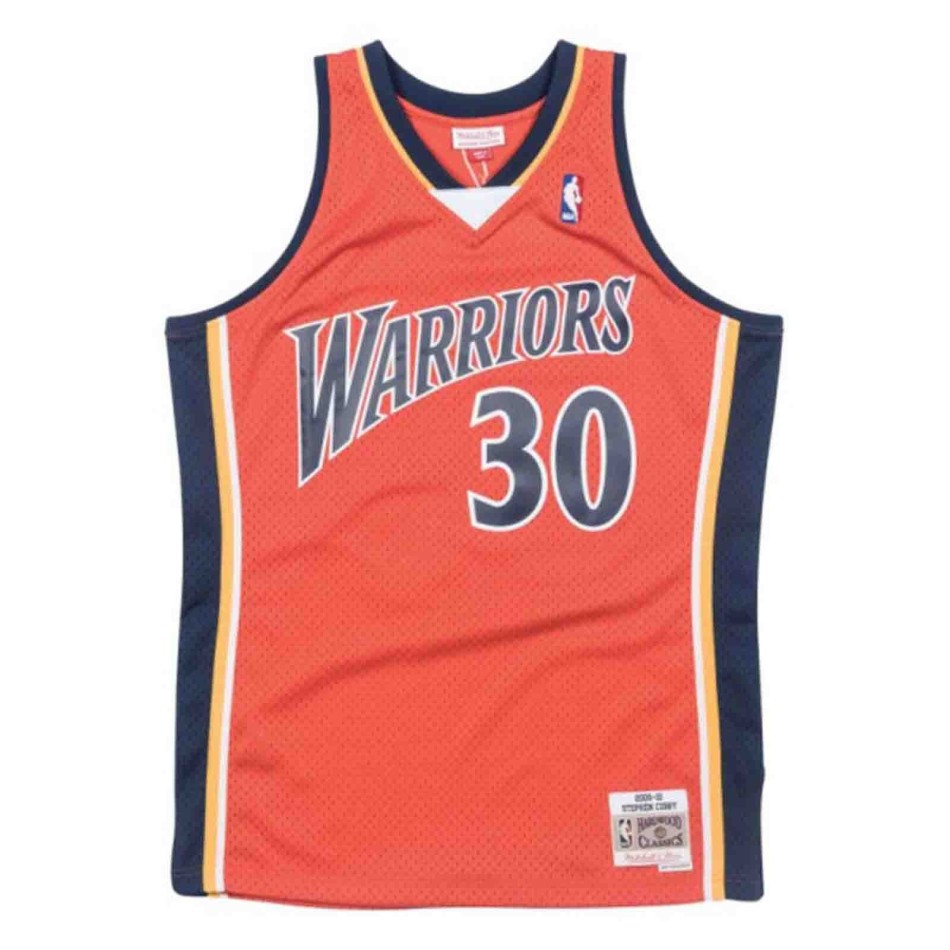 Mitchell & Ness 2009/10 Stephen Curry Golden State Warriors "Hardwood Classics Swingman" tröja