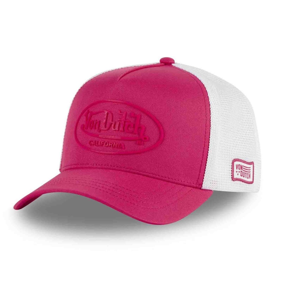 Von Dutch 3D Logo Fluo Trucker keps med baksida