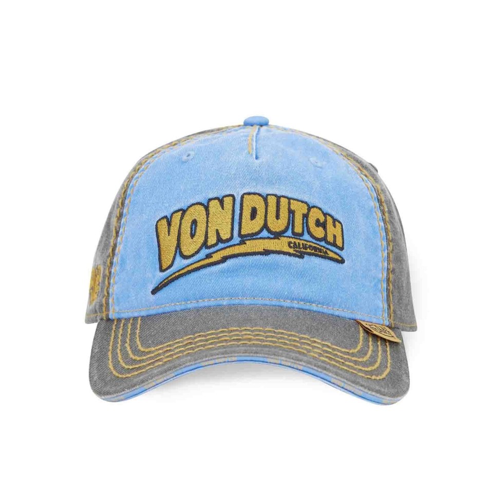 VON DUTCH Vintage Retro Baseball Cap för män Sliten och broderad effekt