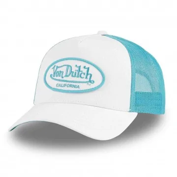 Trucker Kappe Weiß Fluo "Bi-Color" (Cap) Von Dutch auf FrenchMarket