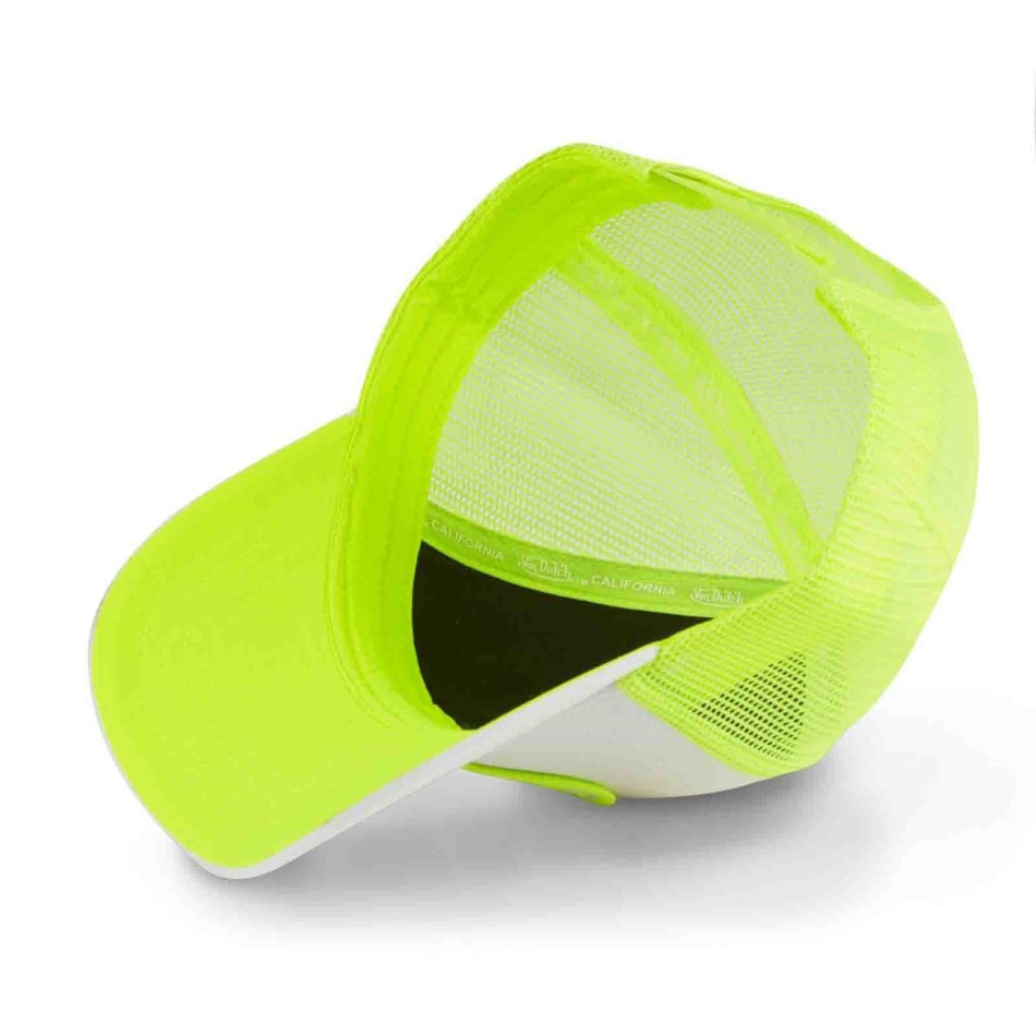 Von Dutch White Fluorescent "Bi-Color" Trucker Cap Fri leverans