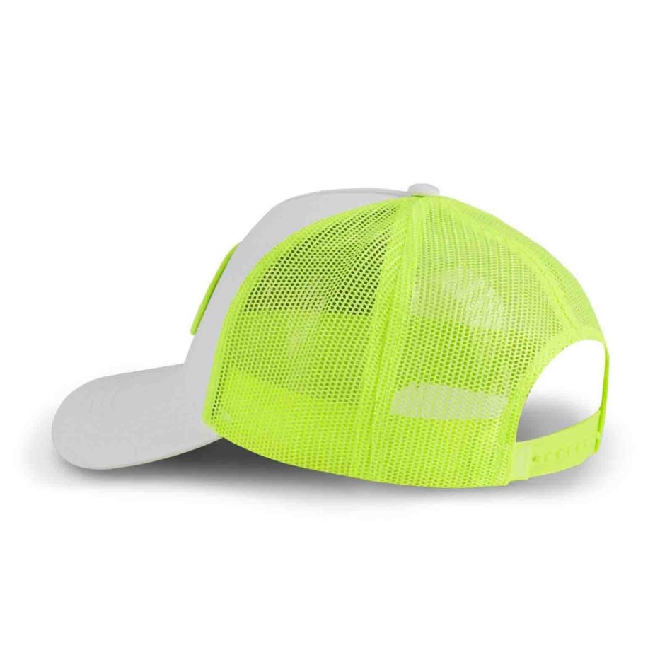 Von Dutch White Fluorescent "Bi-Color" Trucker Cap Fri leverans
