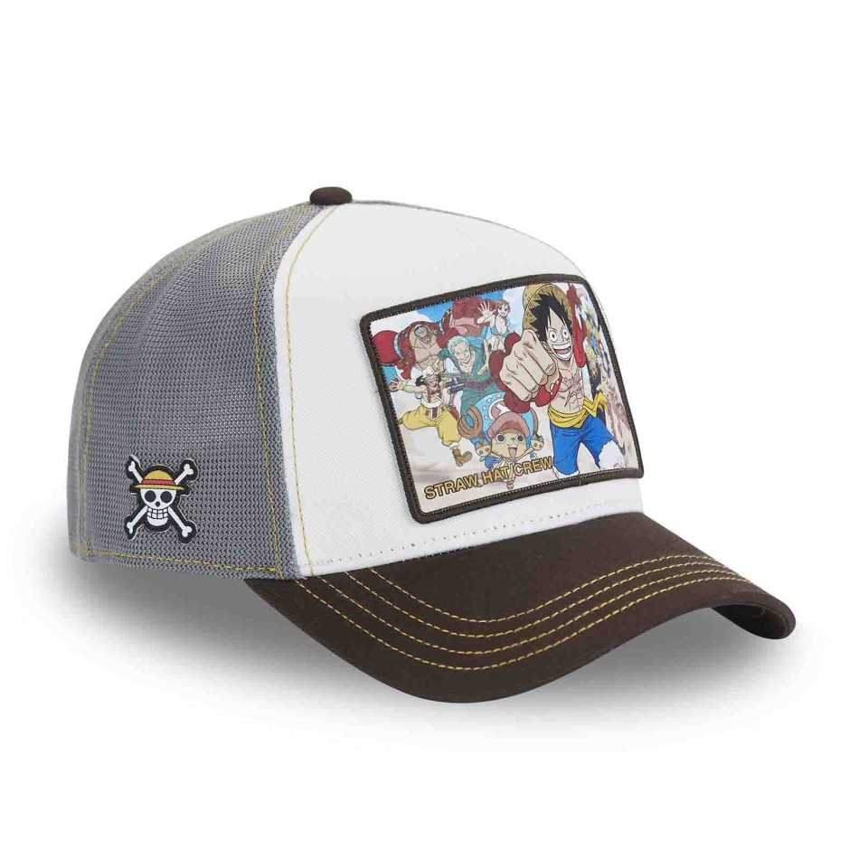 CAPSLAB Premium Truckerkeps ONE PIECE Luffy Crew Pirate