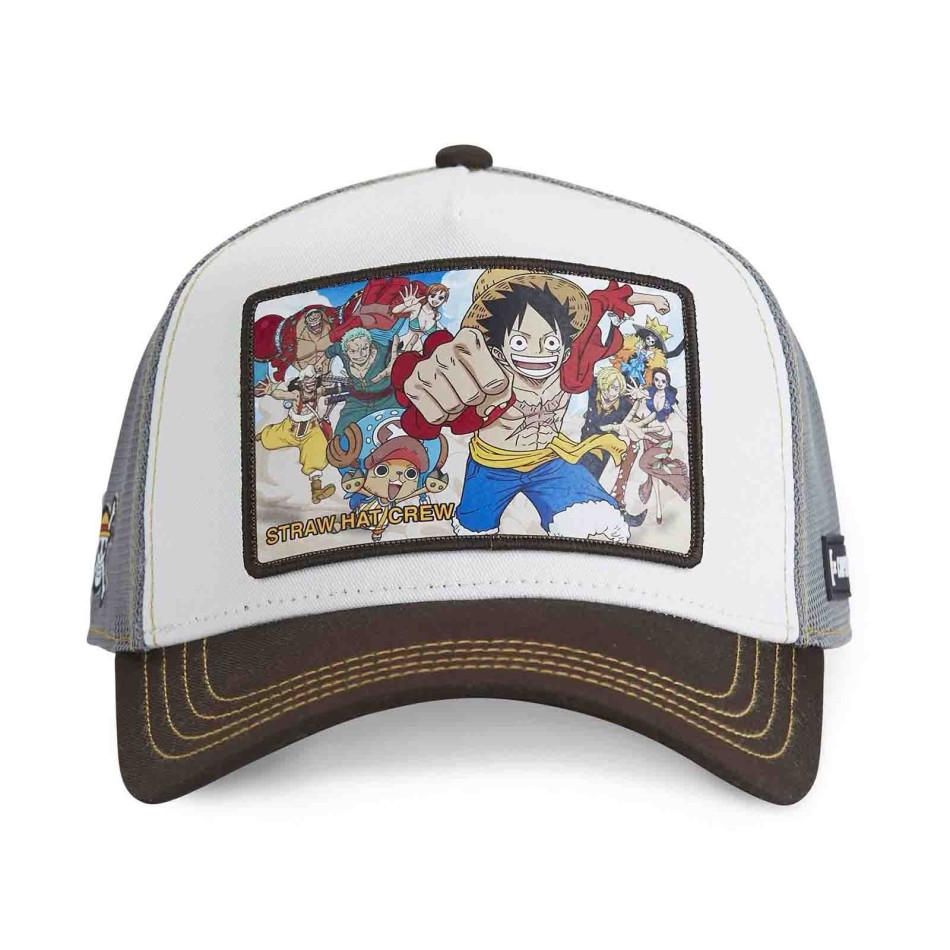 CAPSLAB Premium Truckerkeps ONE PIECE Luffy Crew Pirate