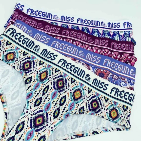 Juego de 4 bóxers de microfibra para mujer (Boxers) Freegun chez FrenchMarket Juego de 4 bóxers de microfibra para mujer (Boxers) Freegun chez FrenchMarket