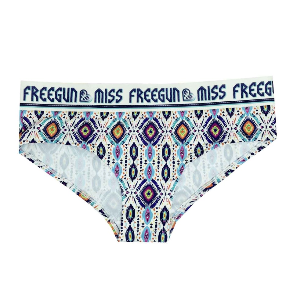 Lot de 4 Boxers-Culottes Femme en Microfibre (Boxer Femme) Freegun chez FrenchMarket