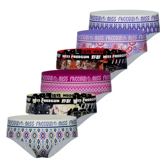 6er-Pack Damen-Boxershorts aus Mikrofaser (Boxers - Höschen) Freegun auf FrenchMarket 6er-Pack Damen-Boxershorts aus Mikrofaser (Boxers - Höschen) Freegun auf FrenchMarket