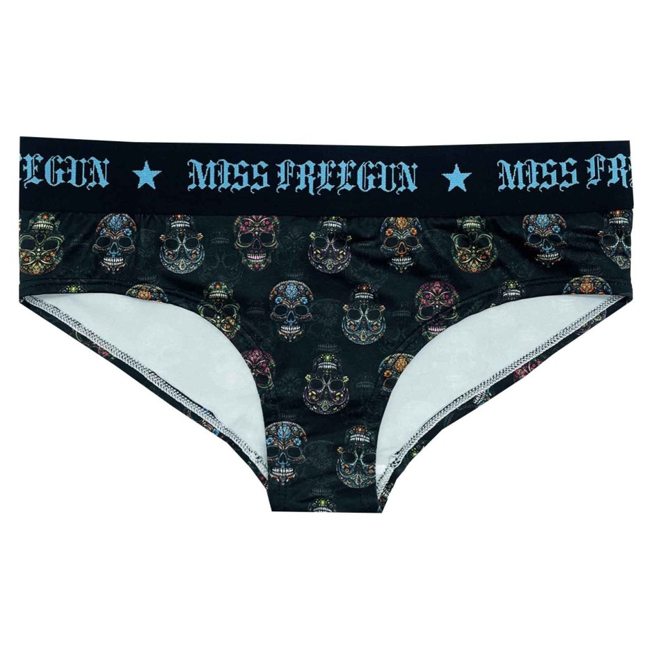 Lote de 6 braguitas tipo bóxer para mujer de microfibra (Boxers) Freegun chez FrenchMarket