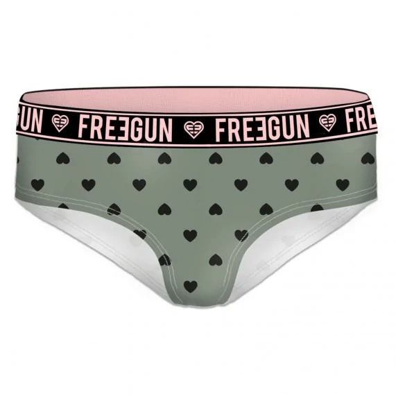 Boxer donna in cotone con cuore (Boxer - Slip) Freegun chez FrenchMarket