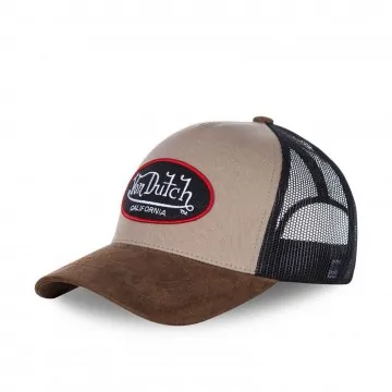 Bruin Beige "Suede" Trucker Cap (Caps) Von Dutch chez FrenchMarket