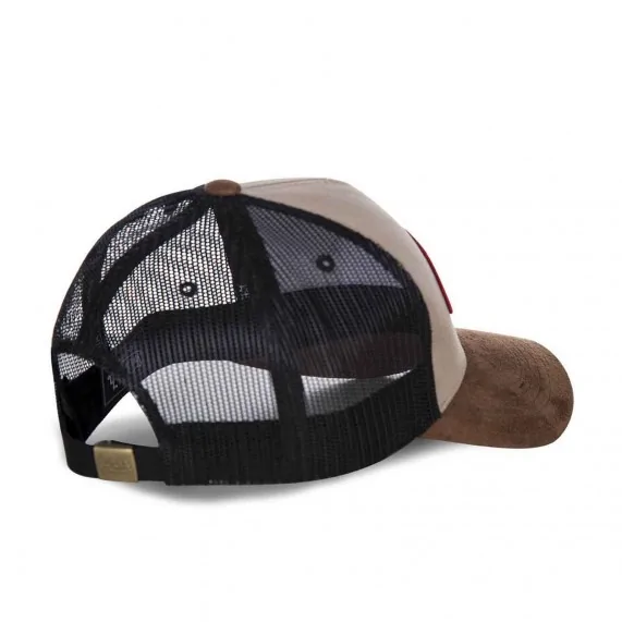 Gorra Trucker "Suede" Marrón Beige (Gorras) Von Dutch chez FrenchMarket
