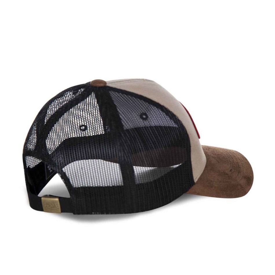 FREEGUN Truckerkeps Brun Beige "Mocka