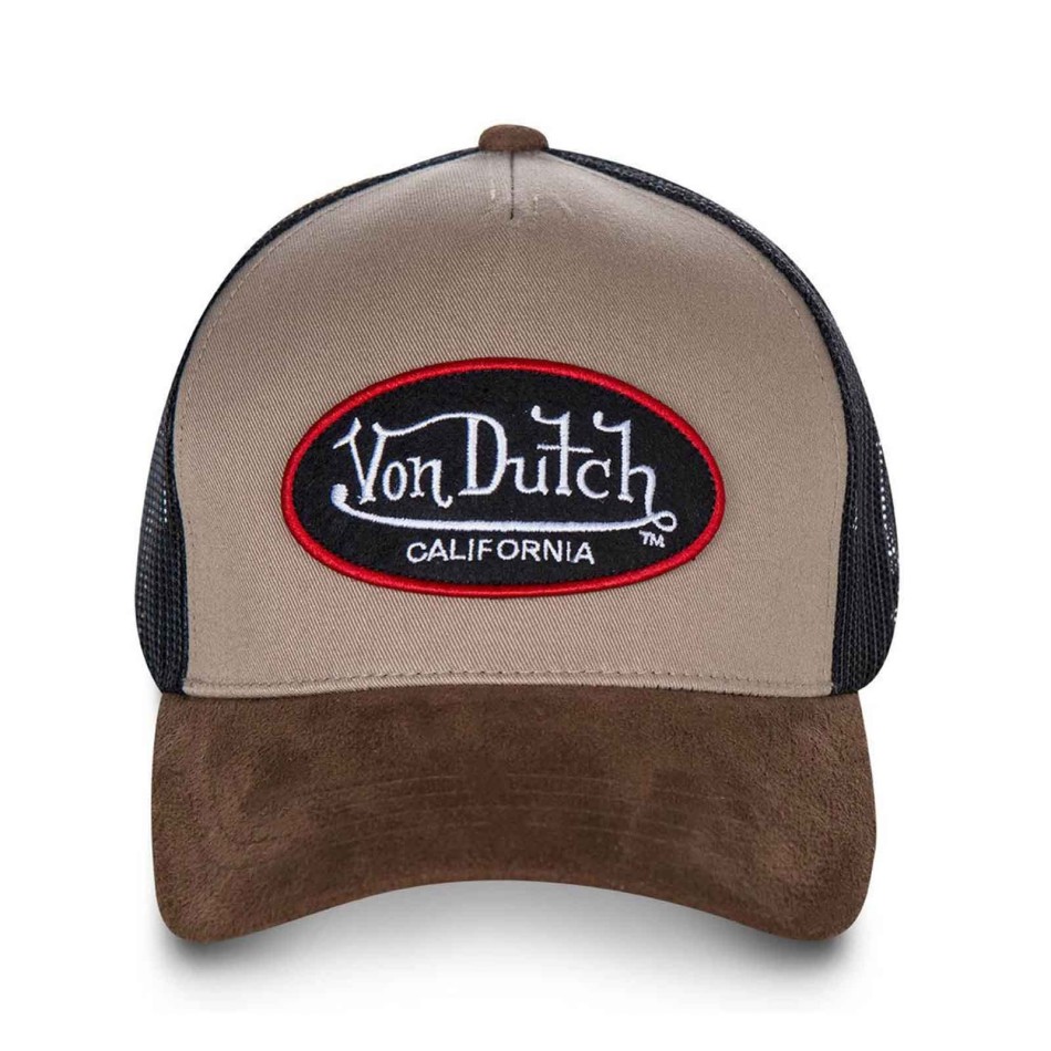 Bruin Beige "Suede" Trucker Cap (Caps) Von Dutch chez FrenchMarket