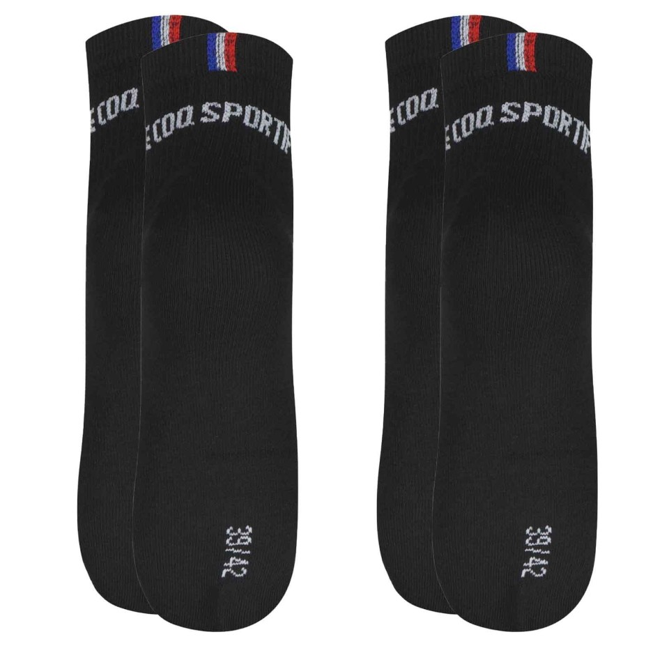2 Paar Socken Quarter "Essentials" Niedrig (Sport) Le Coq Sportif auf FrenchMarket
