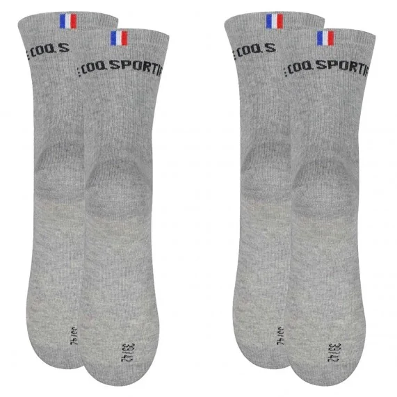 Set di 2 paia di calzini alti "Essentiels" (Sportivo) Le Coq Sportif chez FrenchMarket