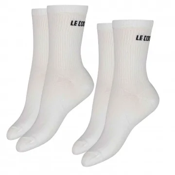 2 Paar "Essentials" Crew High Socks (Sport) Le Coq Sportif auf FrenchMarket