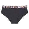 Damesboxer Zwart Biologisch Katoen "Sublimatie Riem (Boksers) Freegun chez FrenchMarket