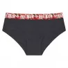 Boxer Femme Noir Coton Bio "Ceinture Sublimation" (Boxer Femme) Freegun chez FrenchMarket