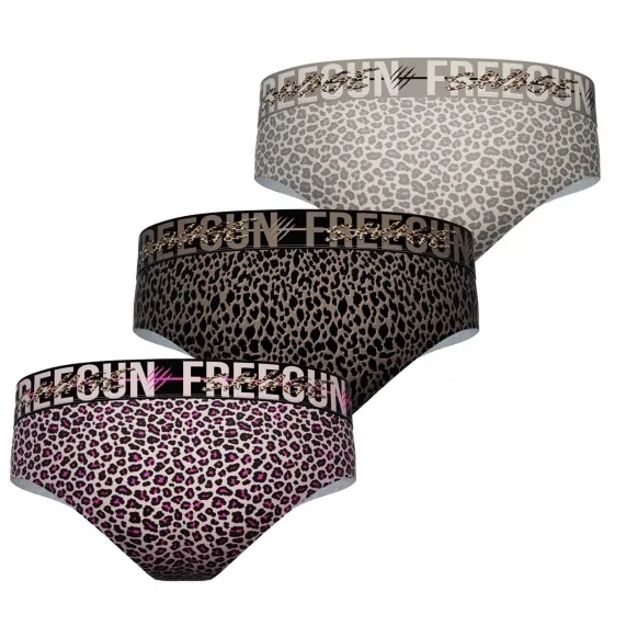 Set van 3 damesboxershorts van microvezel (Boksers) Freegun chez FrenchMarket Set van 3 damesboxershorts van microvezel (Boksers) Freegun chez FrenchMarket