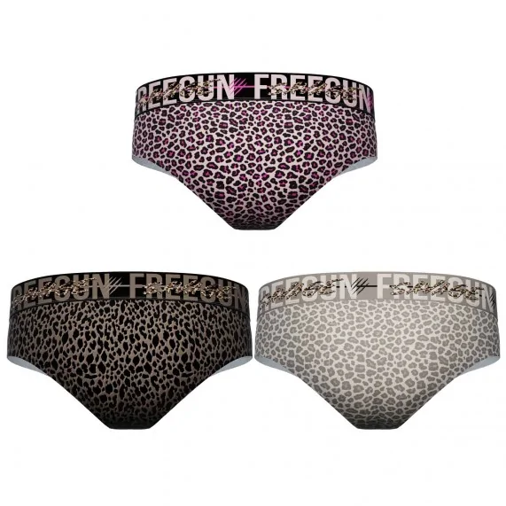 Set van 3 damesboxershorts van microvezel (Boksers) Freegun chez FrenchMarket Set van 3 damesboxershorts van microvezel (Boksers) Freegun chez FrenchMarket