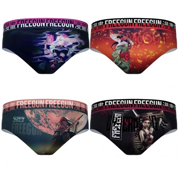 4er-Pack Boxershorts für Frauen aus Mikrofaser (Boxers - Höschen) Freegun auf FrenchMarket 4er-Pack Boxershorts für Frauen aus Mikrofaser (Boxers - Höschen) Freegun auf FrenchMarket
