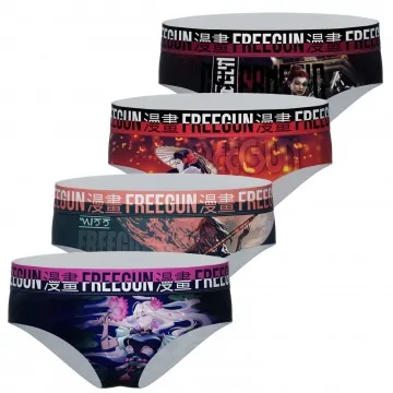 Juego de 4 bóxers de microfibra para mujer (Boxers) Freegun chez FrenchMarket