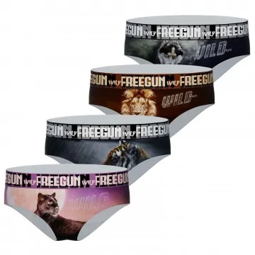 Set di 4 boxer donna in microfibra (Boxer - Slip) Freegun chez FrenchMarket