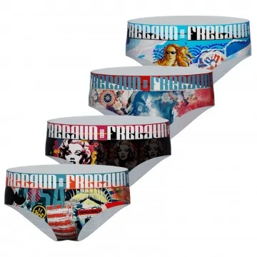 Juego de 4 bóxers de microfibra para mujer (Boxers) Freegun chez FrenchMarket