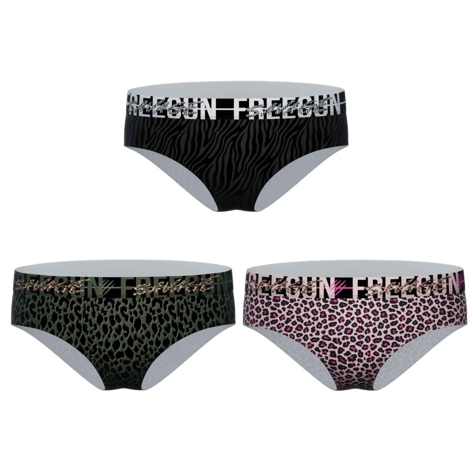 Lote de 3 bóxers/calzoncillos para niña "Pantera" Freegun en FrenchMarket