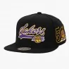 Casquette NBA Los ANgeles Lakers "Oversweep" snapback (Casquette NBA) Mitchell & Ness chez FrenchMarket