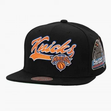 NBA New York Knicks "Oversweep" Snapback Cap (NBA-Kappe) Mitchell & Ness auf FrenchMarket
