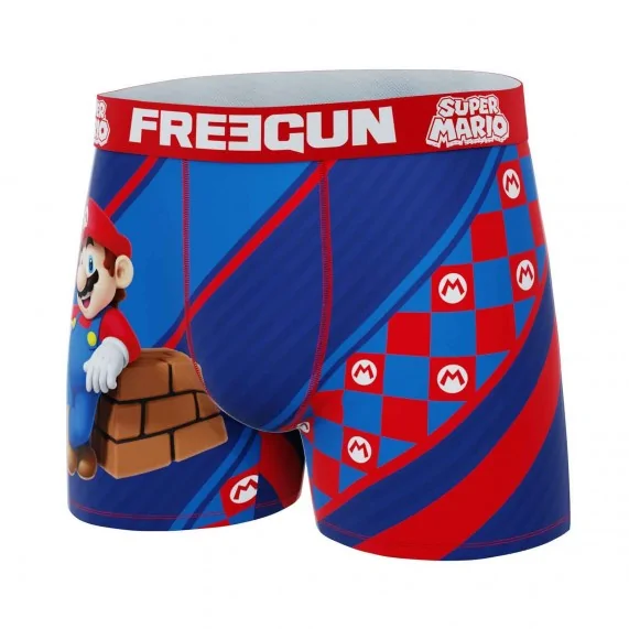 Boxer Homme Microfibre Super Mario Bros (Boxers Homme) Freegun chez FrenchMarket