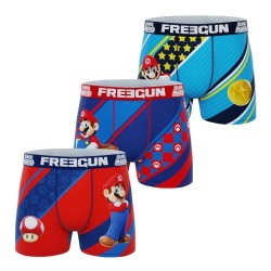 3er-Pack Herren Boxershorts aus Mikrofaser Super Mario Bros