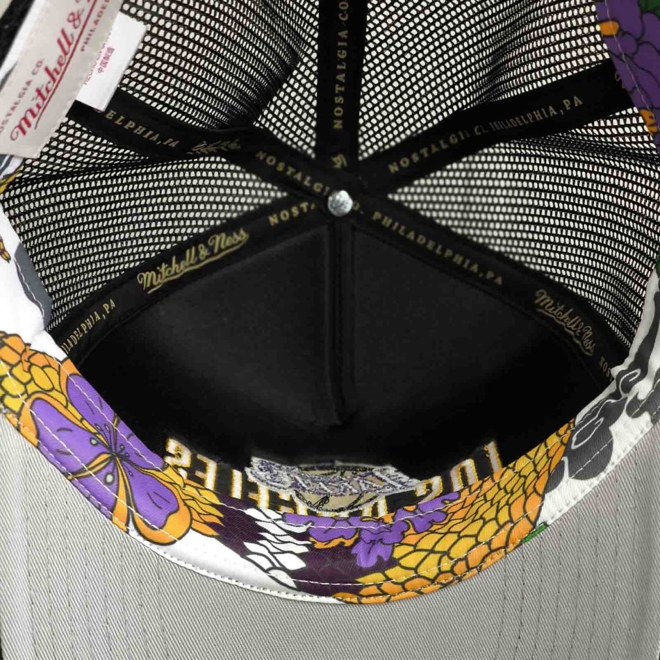 Cappello Trucker NBA "Anno del serpente" Los Angeles Lakers (Cappello NBA) Mitchell & Ness chez FrenchMarket