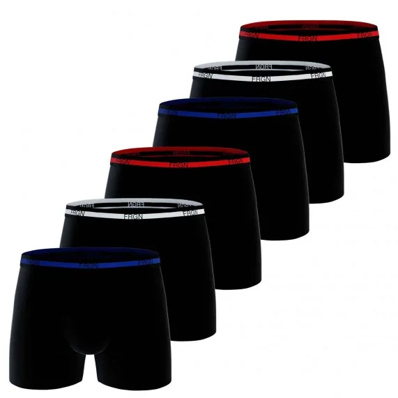 Set di 6 boxer da uomo in cotone FRGN (Boxer da uomo) Freegun chez FrenchMarket