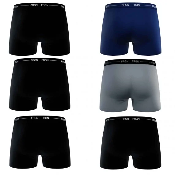 Lote de 6 calzoncillos bóxer de algodón para hombre FRGN (Calzoncillos para hombre) Freegun chez FrenchMarket Lote de 6 calzoncillos bóxer de algodón para hombre FRGN (Calzoncillos para hombre) Freegun chez FrenchMarket