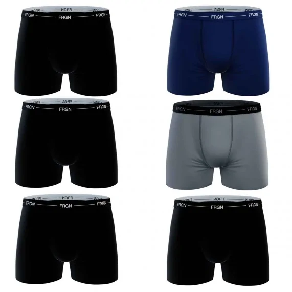 Set van 6 herenboxershorts in katoen FRGN (Herenboxershorts) Freegun chez FrenchMarket Set van 6 herenboxershorts in katoen FRGN (Herenboxershorts) Freegun chez FrenchMarket
