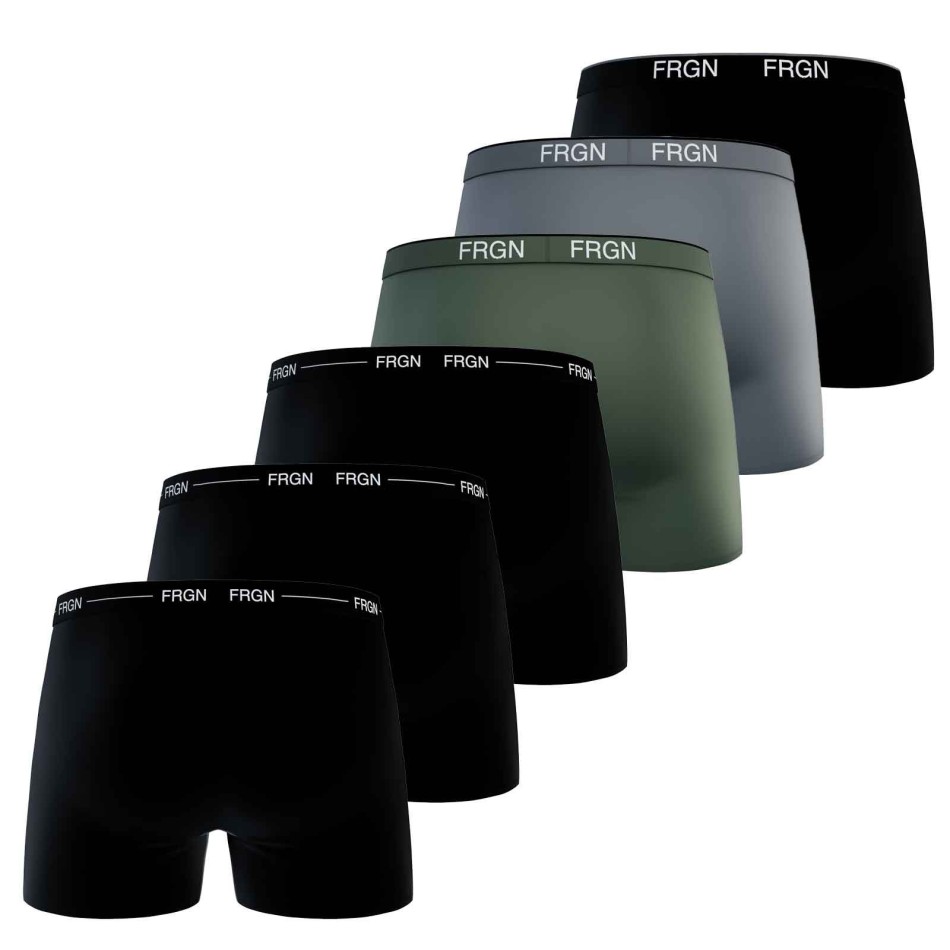 Set of 6 FRGN Cotton Men's Boxers (Men's Boxer Set) Freegun at FrenchMarket