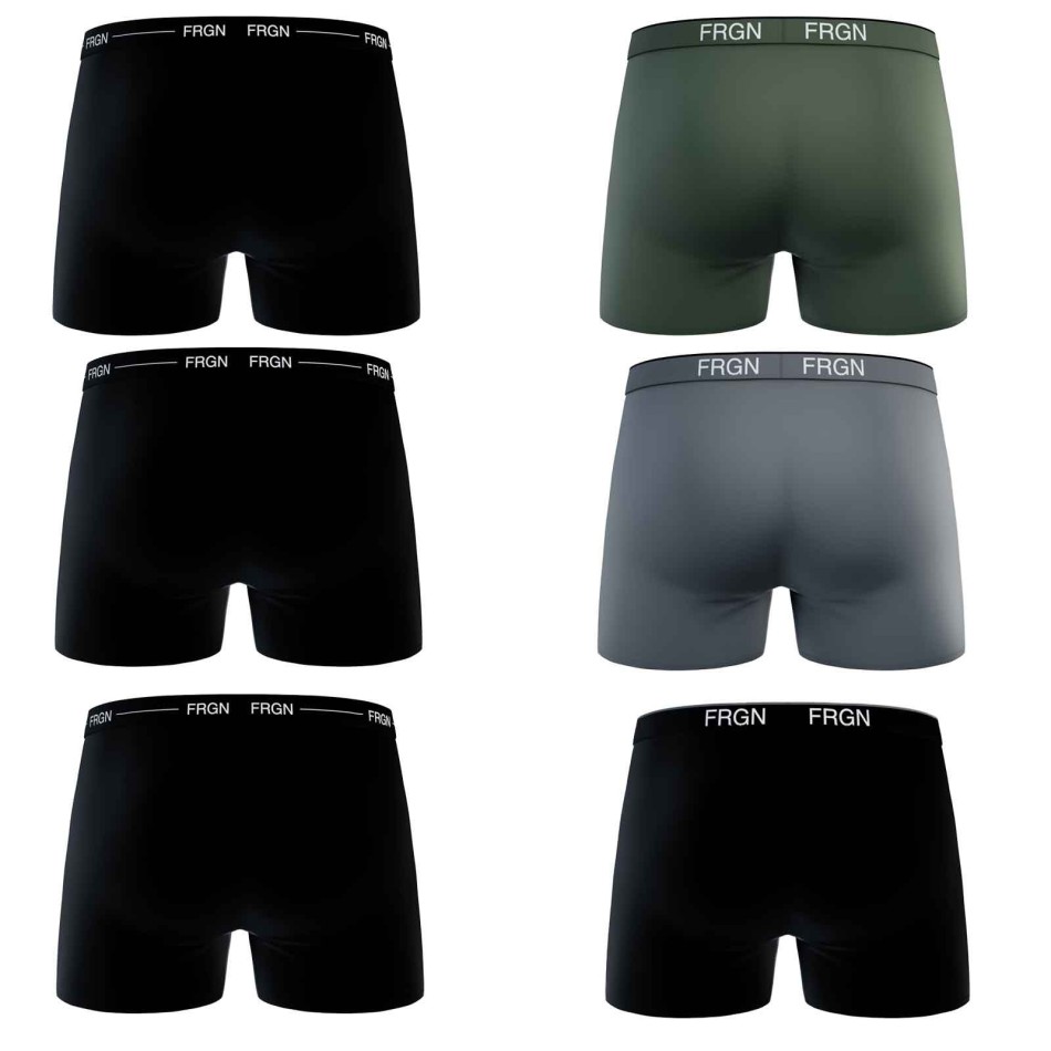 Set van 6 herenboxershorts in katoen FRGN (Herenboxershorts) Freegun chez FrenchMarket