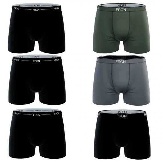 Set di 6 boxer da uomo in cotone FRGN (Boxer da uomo) Freegun chez FrenchMarket Set di 6 boxer da uomo in cotone FRGN (Boxer da uomo) Freegun chez FrenchMarket