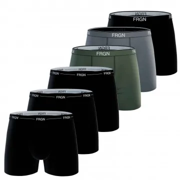 Lot de 6 Boxers Homme Coton FRGN (Calzoncillos para hombre) Freegun chez FrenchMarket