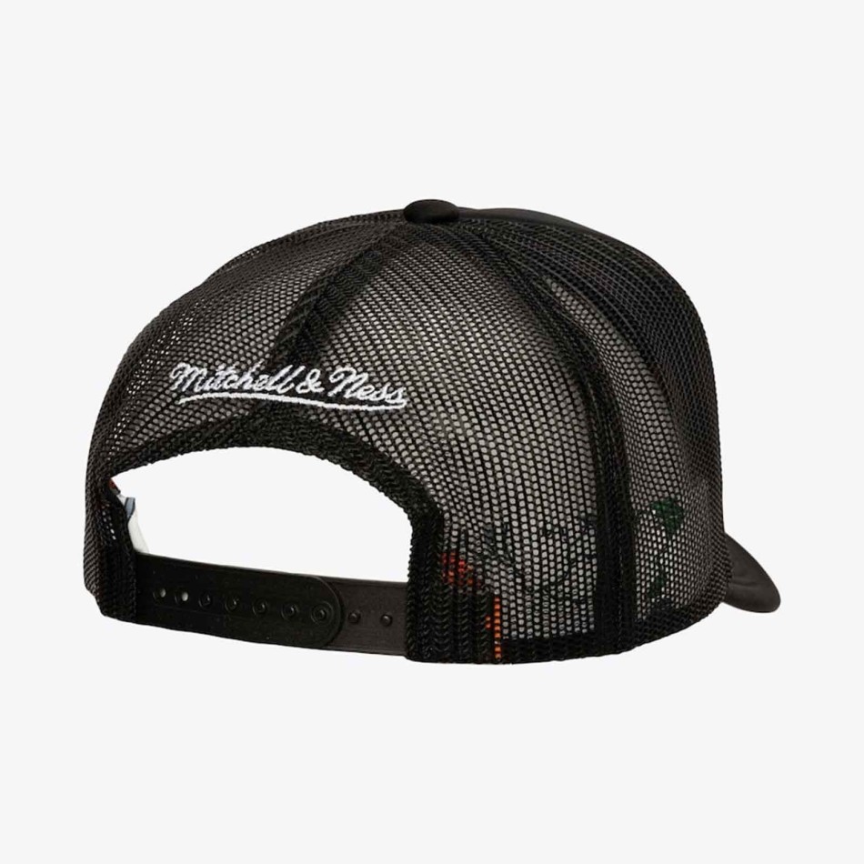 New York Knicks "Jaar van de slang" NBA Trucker Cap (NBA-pet) Mitchell & Ness chez FrenchMarket