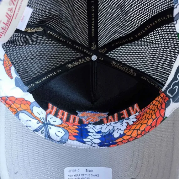 Cappello Trucker NBA "Anno del serpente" New York Knicks (Cappello NBA) Mitchell & Ness chez FrenchMarket